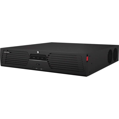Hikvision DS-9664NI-M8 64-Channel 8K Network Video Recorder – 8x SATA, 400Mbps, H.265+, Dual HDMI/VGA, RAID, Smart Analytics