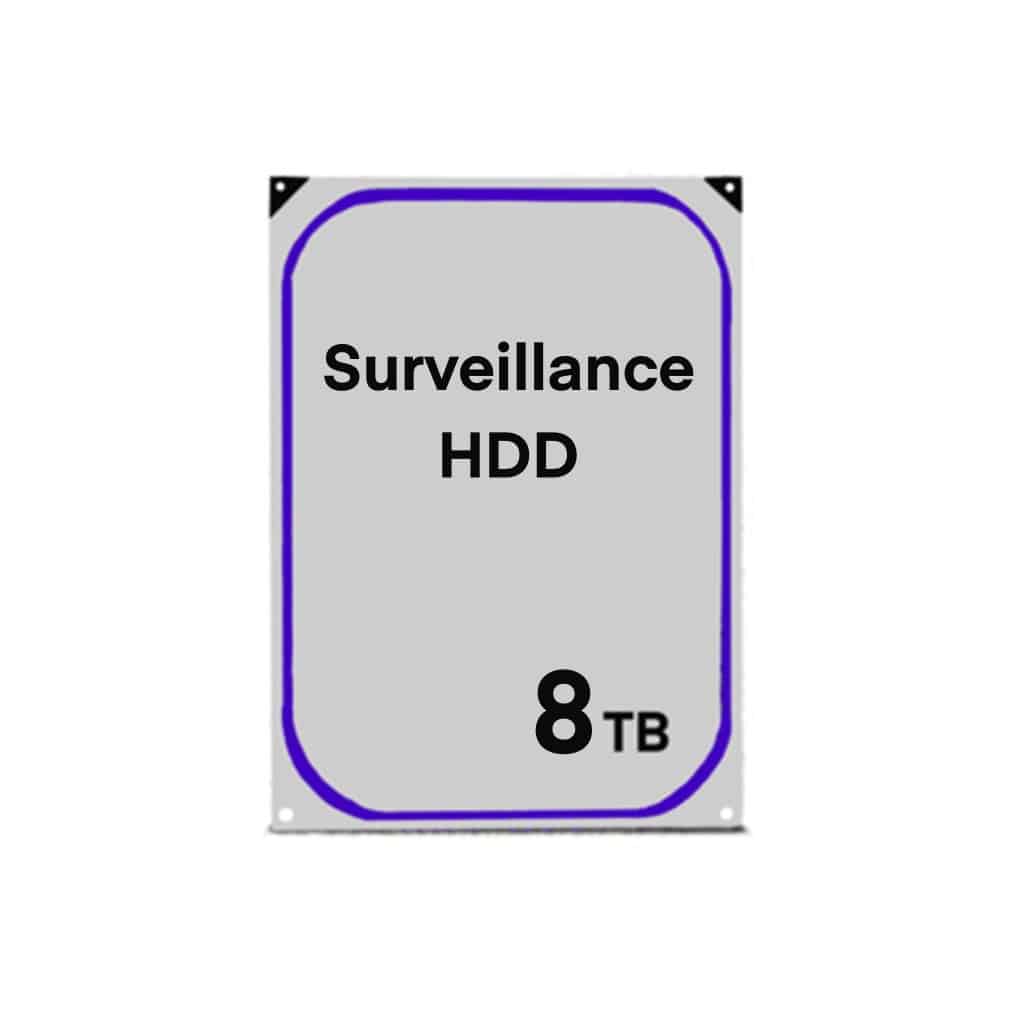 08TB Surveillance HDD preinstalled in CCTV Kits Comms Direct