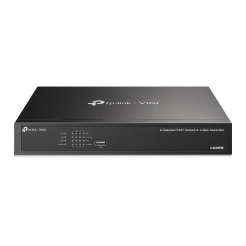 TP-Link VIGI NVR1008H-8MP – 8 Channel PoE+ Network Video Recorder