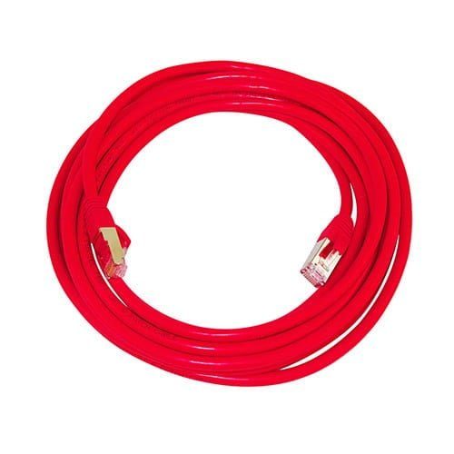 Wideband Cat 6 Shielded Patch Leads – 5m RED (10 Pack) | Korean-Made Ethernet Cable