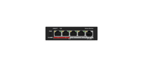 HiLook NS-0105P-35 4-Port PoE Switch 100Mbps, Long-Range, 35W