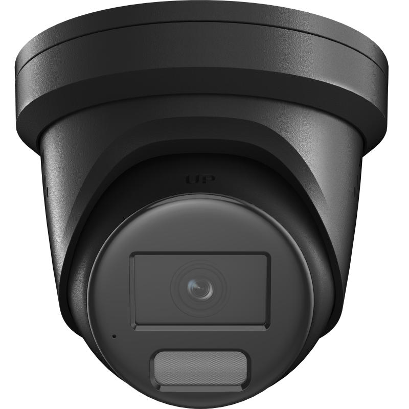 Hikvision DS-2CD2387G2H-LISU-SL-0280-BLK 8MP Hybrid ColorVu Turret Camera 2.8 mm Black – IR 30 m, Mic, Strobe, Audio
