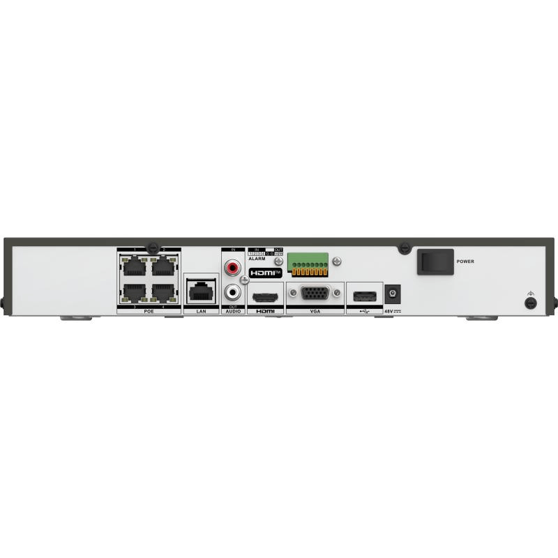 Hikvision DS-7604NI-M1/4P 4-Channel 8K PoE Ultra Series AI NVR – H.265+, HDMI/VGA, 4x PoE Ports - No HDD - Image 4