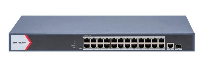 Hikvision DS-3E1526P-EI 24 Port Gigabit Smart Managed PoE Switch — 370W Budget, SFP Uplink - Image 2