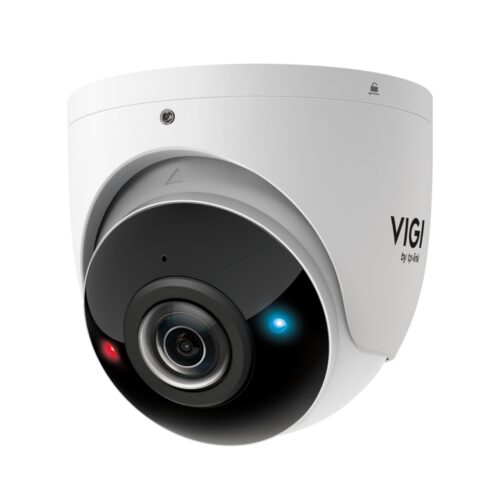 TP Link InSight S485PI 8MP 4K Panoramic Turret Network Camera – 180° Ultra-Wide, AI Human & Vehicle Detection, Active Deterrence