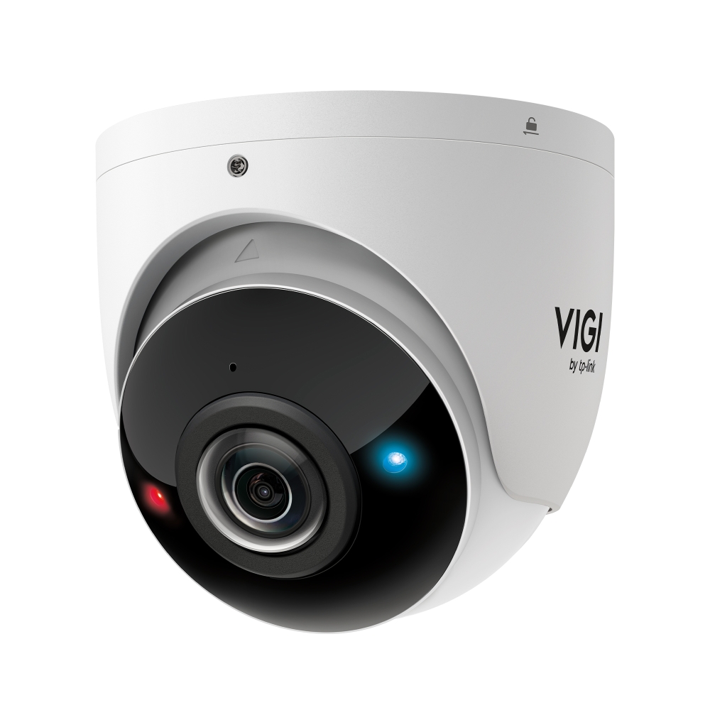 TP Link InSight S485PI 8MP 4K Panoramic Turret Network Camera – 180° Ultra-Wide, AI Human & Vehicle Detection, Active Deterrence