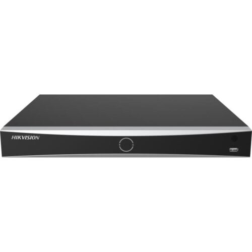 Hikvision VPRO Series 8-Channel NVR with 4TB HDD, 8 PoE Ports, AI Analytics, 8K Output, Dual HDD Support, and 3-Year Warranty