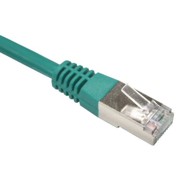 Wideband Cat 6 Shielded Patch Leads – 9m Green (10 Pack) | Korean-Made Ethernet Cable